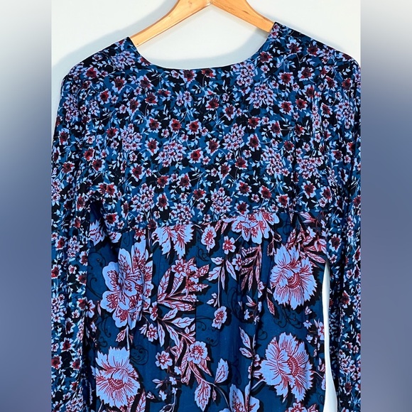 NWT Band Of The Free Josie Sapphire Mixed Print Long Sleeve Top Small - Picture 5 of 12